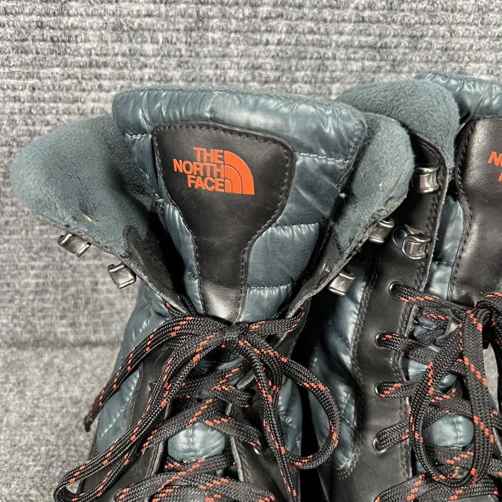 The North Face Boots Mens Size 11.5‎ Black Leather Insulated Snow NF00CXR9